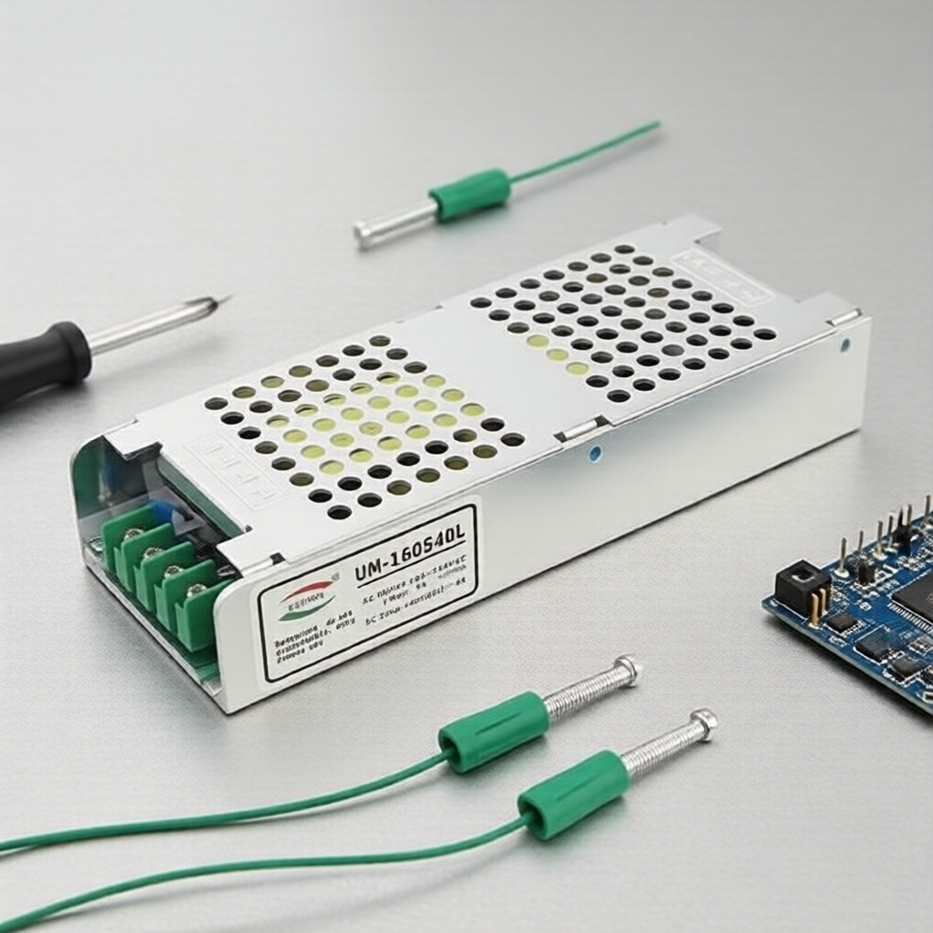 Placa conversora de alimentação 40V 4A 160W AC-DC, carcaça de alumínio para lâmpadas de plantas