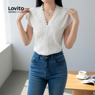 Blusa Boho Feminina Gola Babados Primavera Verão Branco LR23E059 em Oferta na Shopee