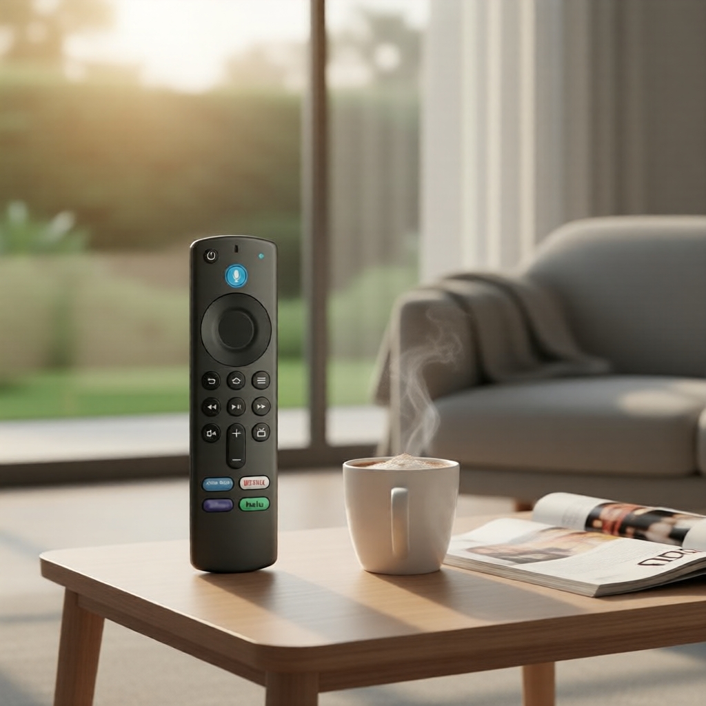 Substituição de controle remoto com voz para Fire TV Stick 3a Geração 4K/4K Max/Lite/HD e Fire TV Cube, compatível