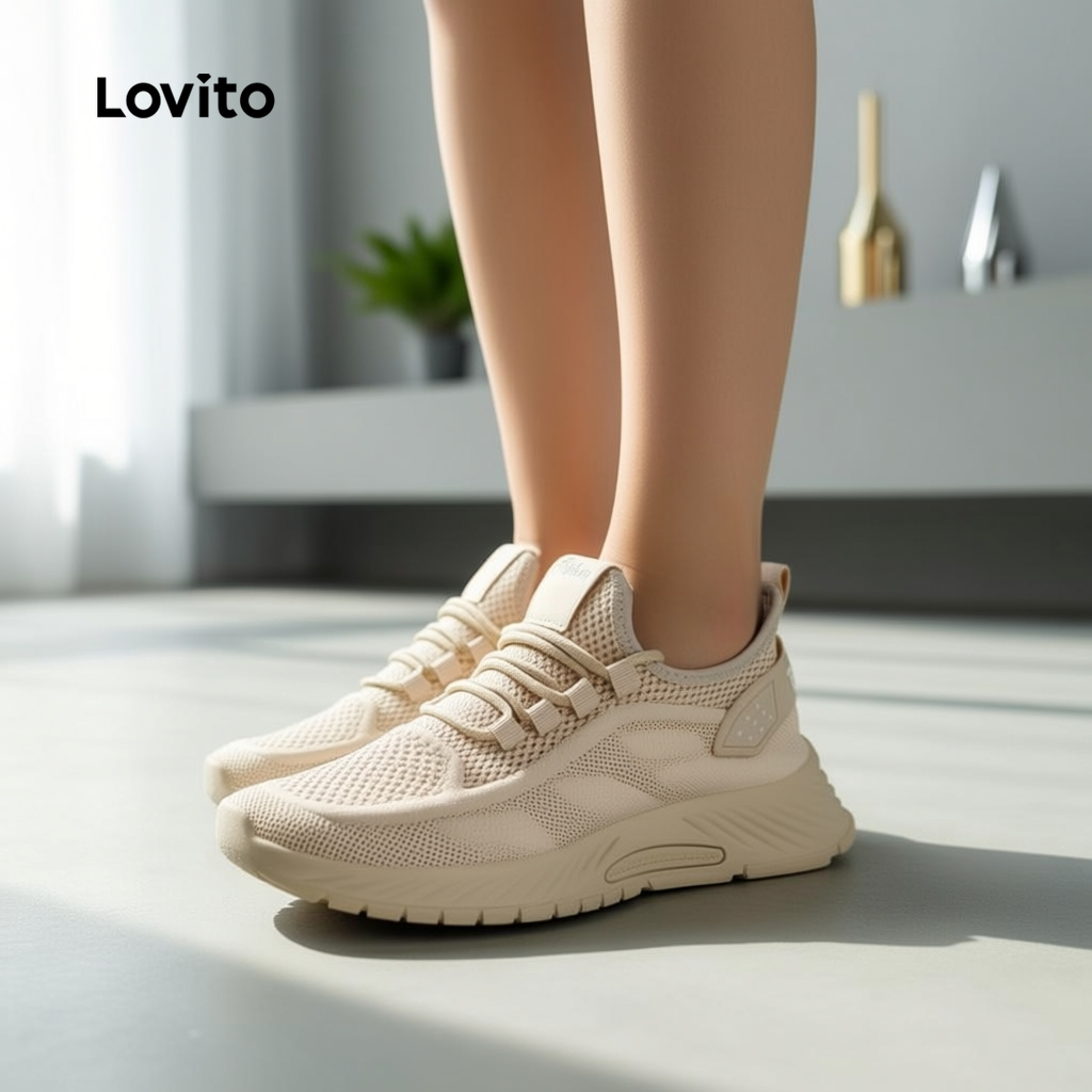 Lovito Refine Calçados Femininos Casuais LFAS2078 em Oferta na Shopee