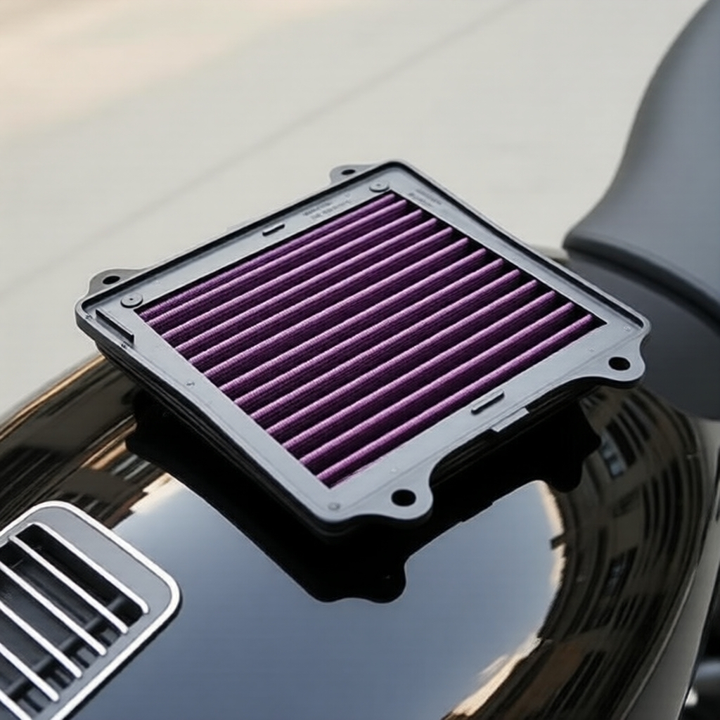 Filtro de Ar de Alto Fluxo para Moto, Sistema de Limpeza de Ar, Compatível com Bajaj Dominar 250 400 V1 UG Touring NS125