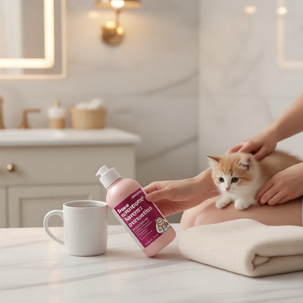 Shampoo para cães e gatos Lifestyle 520 ml, antibacteriano, desodorizante e cuidado com o pelo