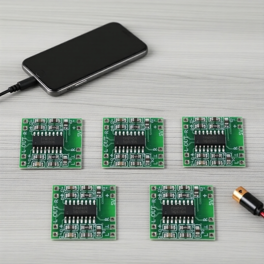Placa Mini Amplificadora Classe D PAM8403 2x3W para projetos DIY de áudio 2026
