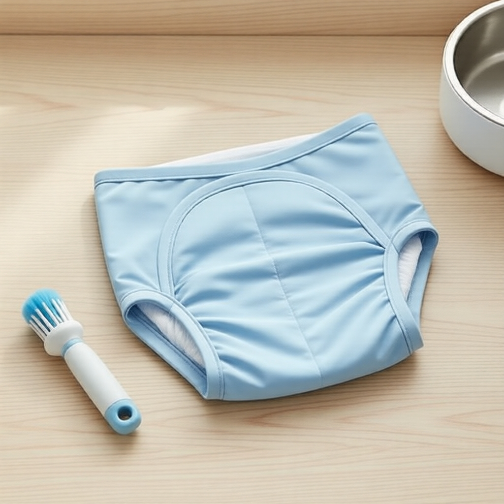 Fralda Lavável para Cães Machos: Cueca Fisiológica Macia e Respirável com Velcro, À Prova de Vazamentos, Almofada