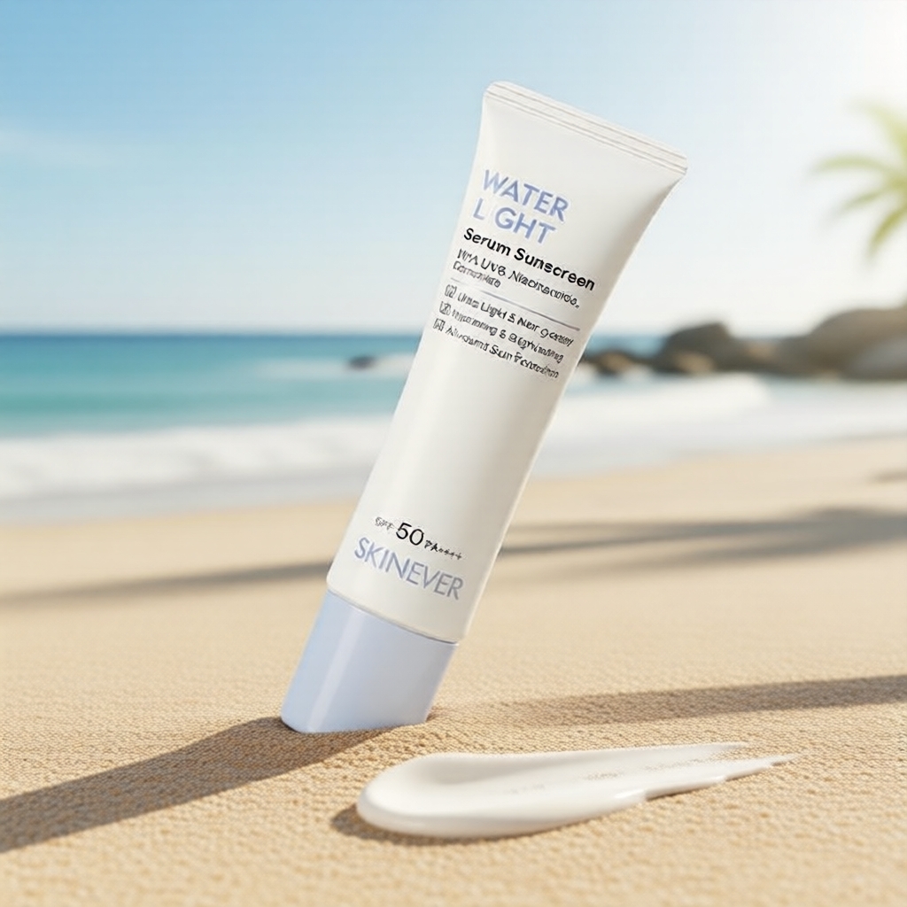 SKINEVER Protetor Solar Sérum Leve como Água FPS 50+ PA++++ 30 ml: Protetor Solar Facial e Corporal Clareador