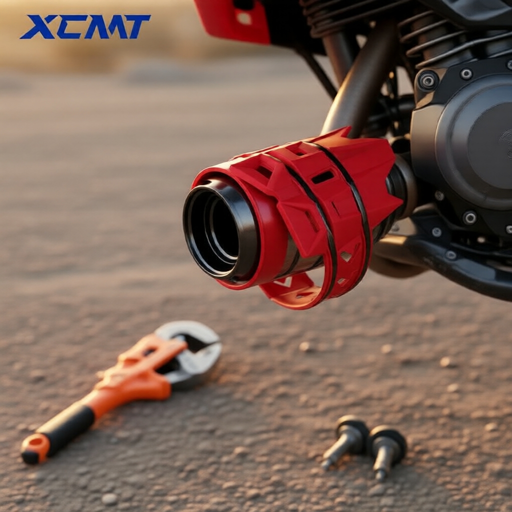 Protetor de Escapamento Universal para Silencioso/Mufla Compatível com Modelos KTM SX EXC