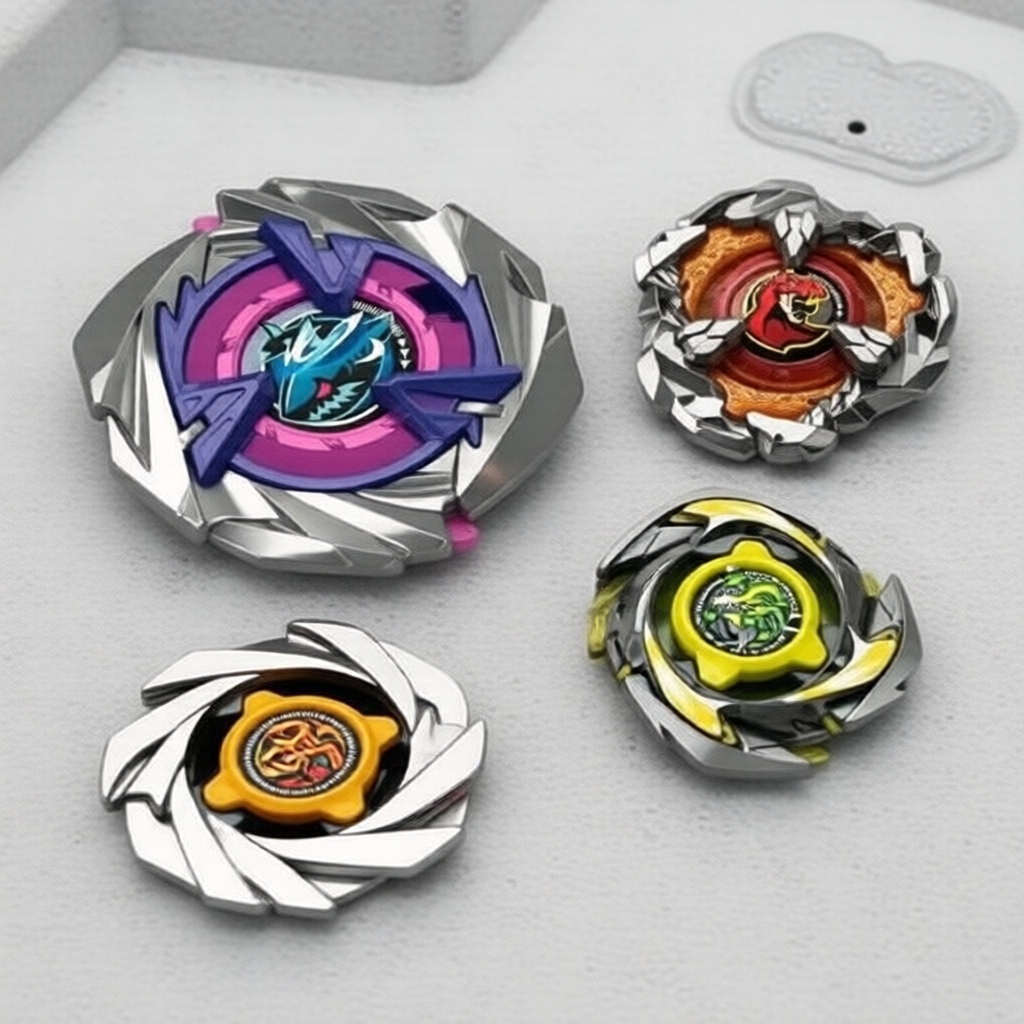Conjunto Bey X UX 15 Shark Scale Deck Beyblade Xtreme com Lançador LED, Grip e Brinquedo de Con Quay Burst - Presente de