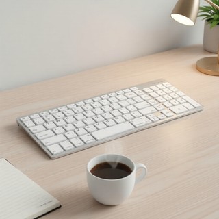 Teclado Bluetooth Fino para Apple Mac OS, Compatível com MacBook Air/Pro