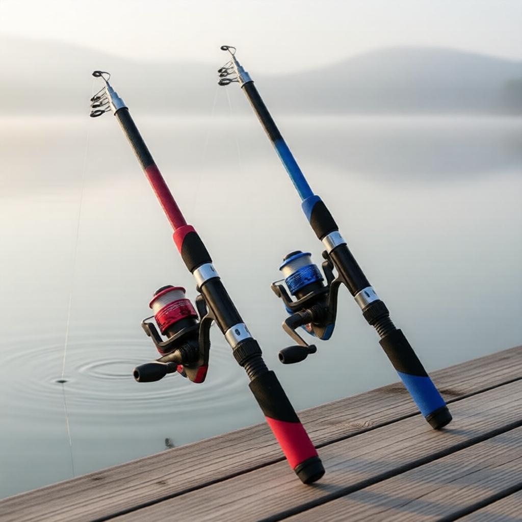 Conjunto Completo de Vara e Molinete de Pesca para Apaixonados pela Pesca