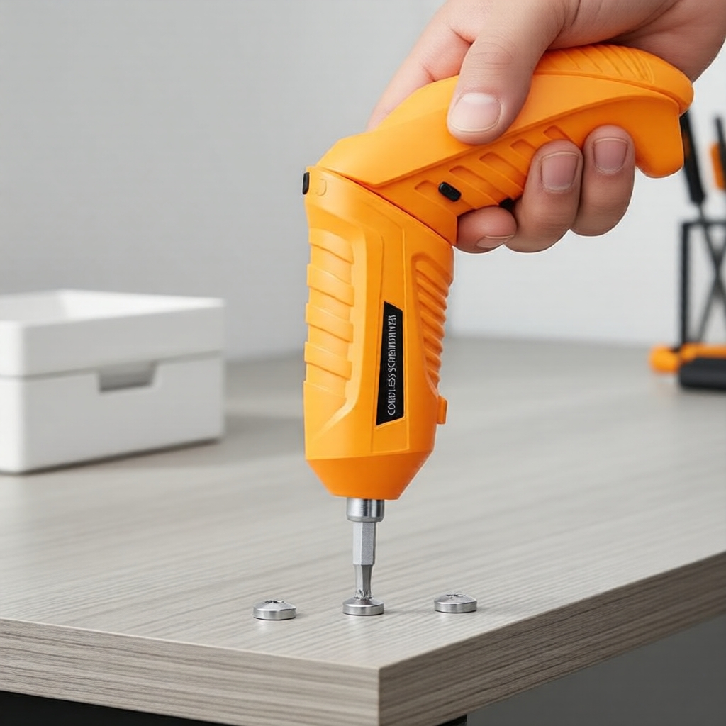 Furadeira/Parafusadeira sem fio 3,6 V, bateria de 1300 mAh, ferramenta essencial para manutenção e reparo doméstico