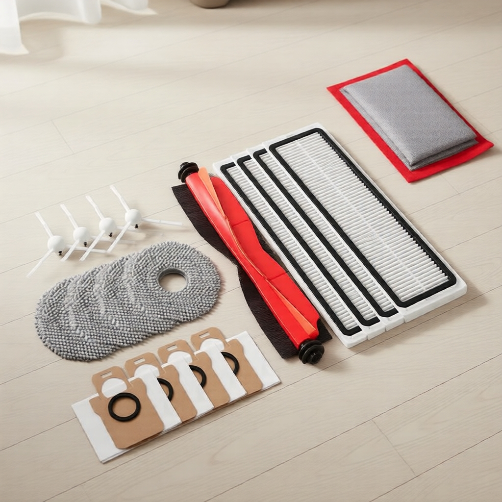 17 peças de peças para o esfregão a vácuo Xiaomi X10+ – eficiência na limpeza do chão e desempenho do robô melhorados