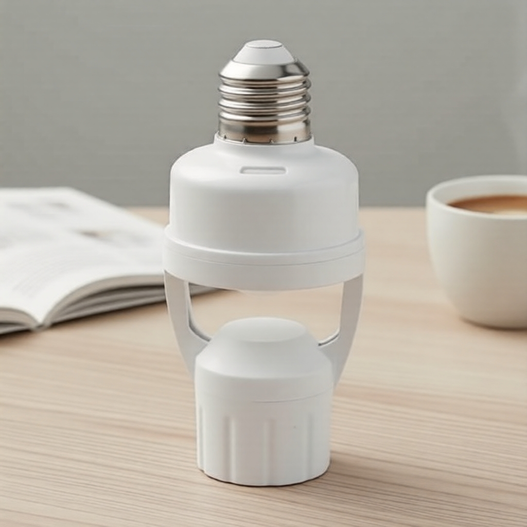 E27 2026 Smart Timer com controle remoto sem fio, suporte de lâmpada 110V/220V para interruptor de múltiplas luzes em