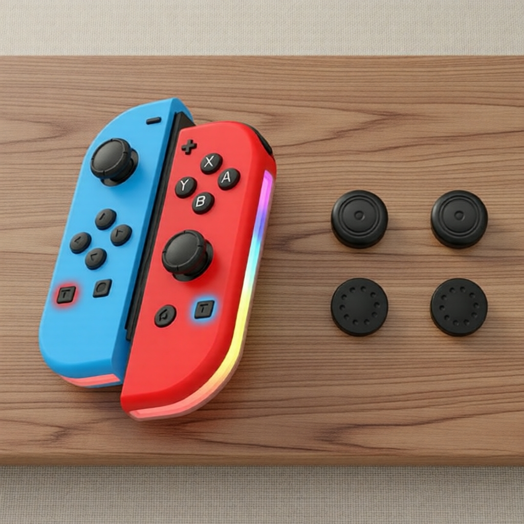 Controlador Nintendo Switch Pro com RGB, giroscópio de 6 eixos e função de despertar compatível com Switch OLED/Lite