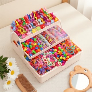 Conjunto de Presilhas de Cabelo Borboleta Feminino & Meninas – Elásticos, Amarras para Ra…