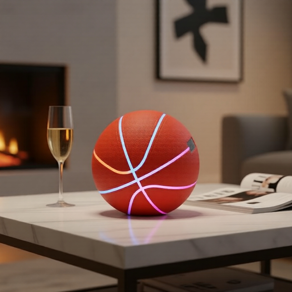 Caixa de Som Bluetooth para ambientes externos com luzes para festas – Baseball/Basquete/Futebol