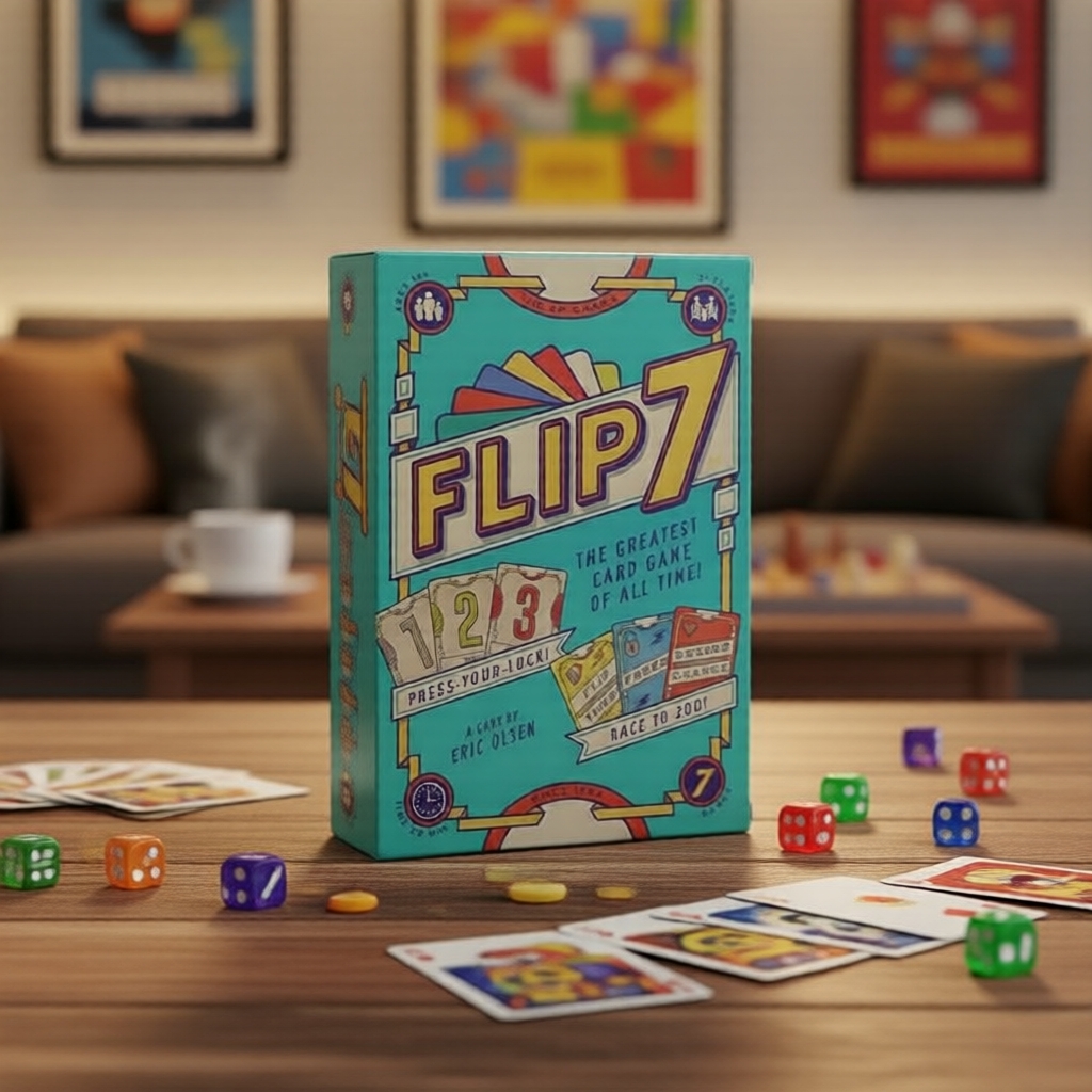 Flip 7 Estratégia Jogo de Cartas - Poker Rápido para Famílias
