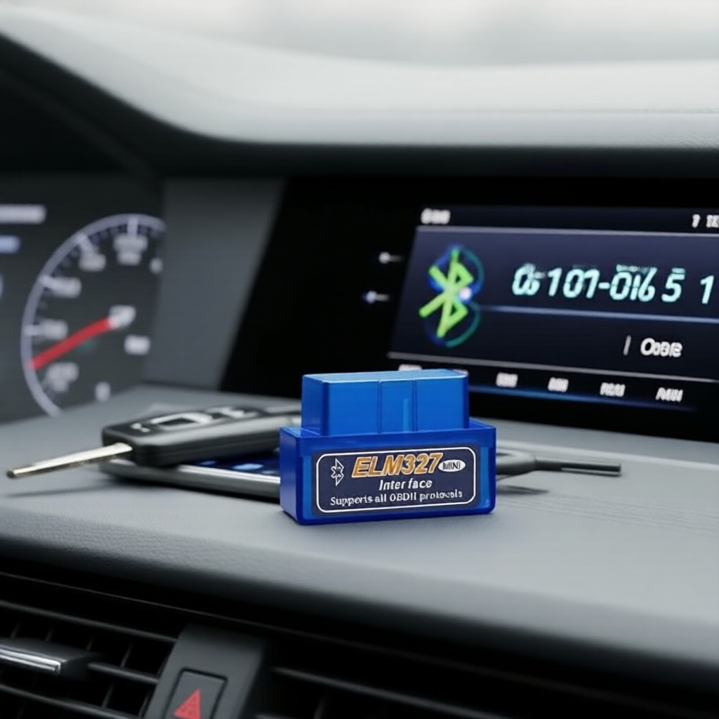 Super Mini ELM327 V1.5 Bluetooth 5.1 Scanner Automotivo OBD2 para iOS Android PC