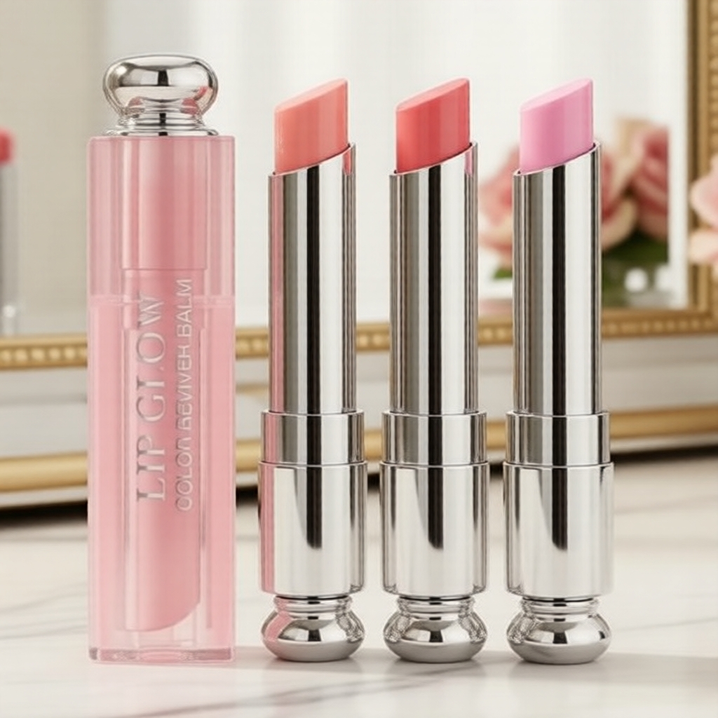 Conjunto de Batons Hidratantes que Muda de Cor 3 peças, Bálsamo Labial à Prova d'Água de Longa Duração, Brilho Labial