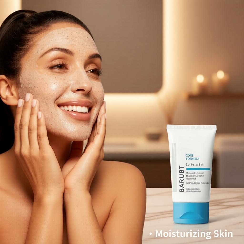 BARUBT Creme Soft Focus para a Pele – Microcristalino Termomecânico, Limpa & Revitaliza