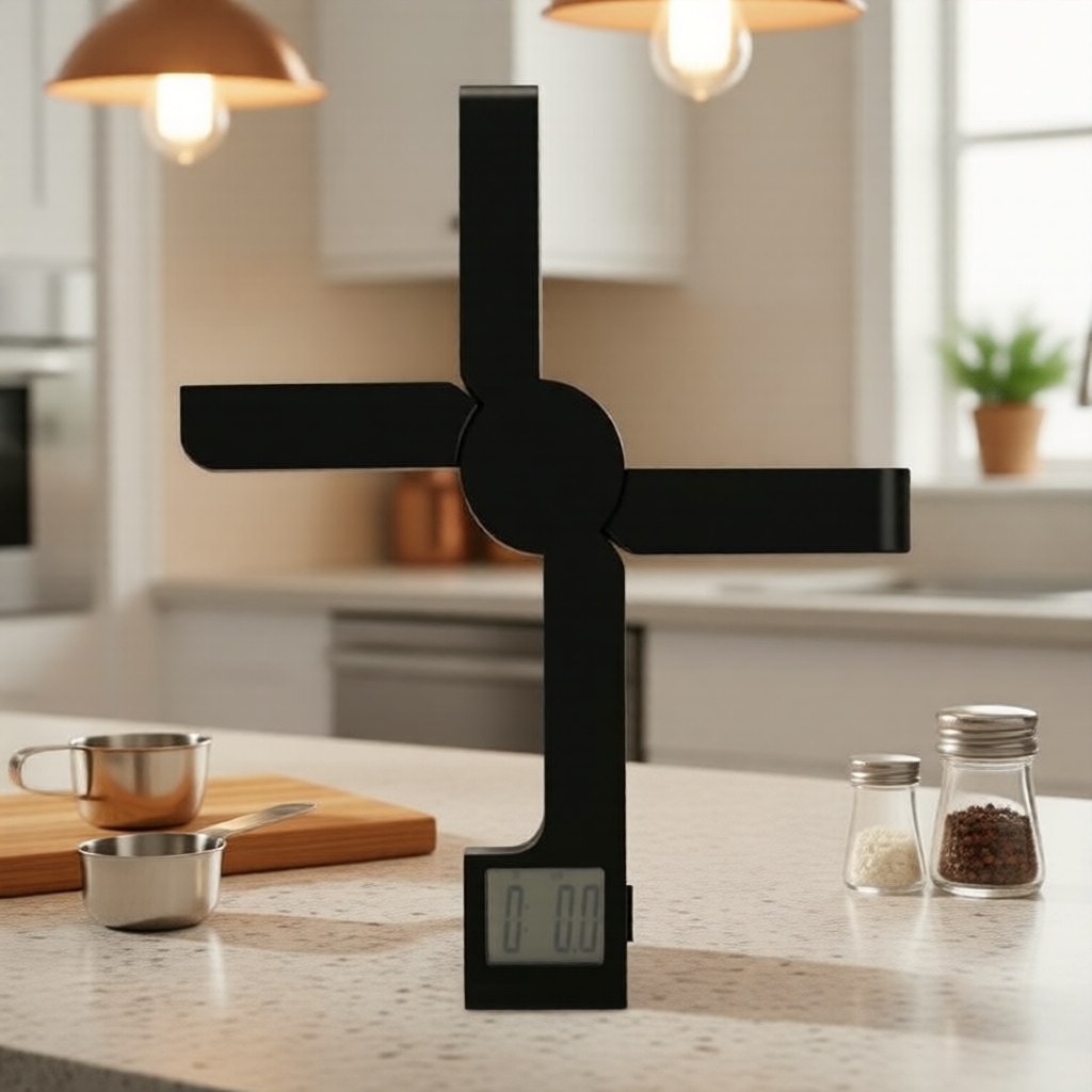 Balança Digital de Cozinha Dobrável Compacta 5kg – Para Panificação e Preparo de Refeições em Casa