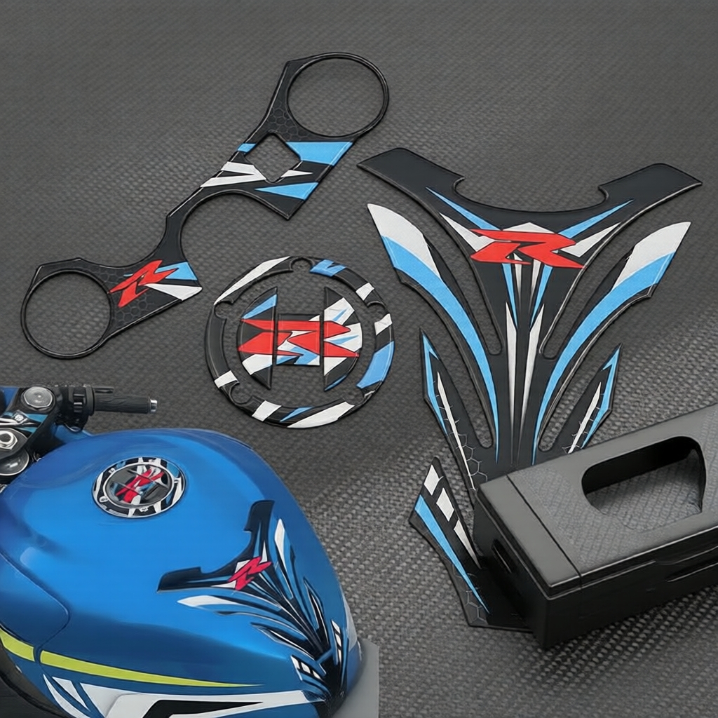 GSX-R 600 750 1000 K11 K8 K7 3D Adesivos de Proteção para Tanque de Combustível, Antiderrapantes Para GSXR
