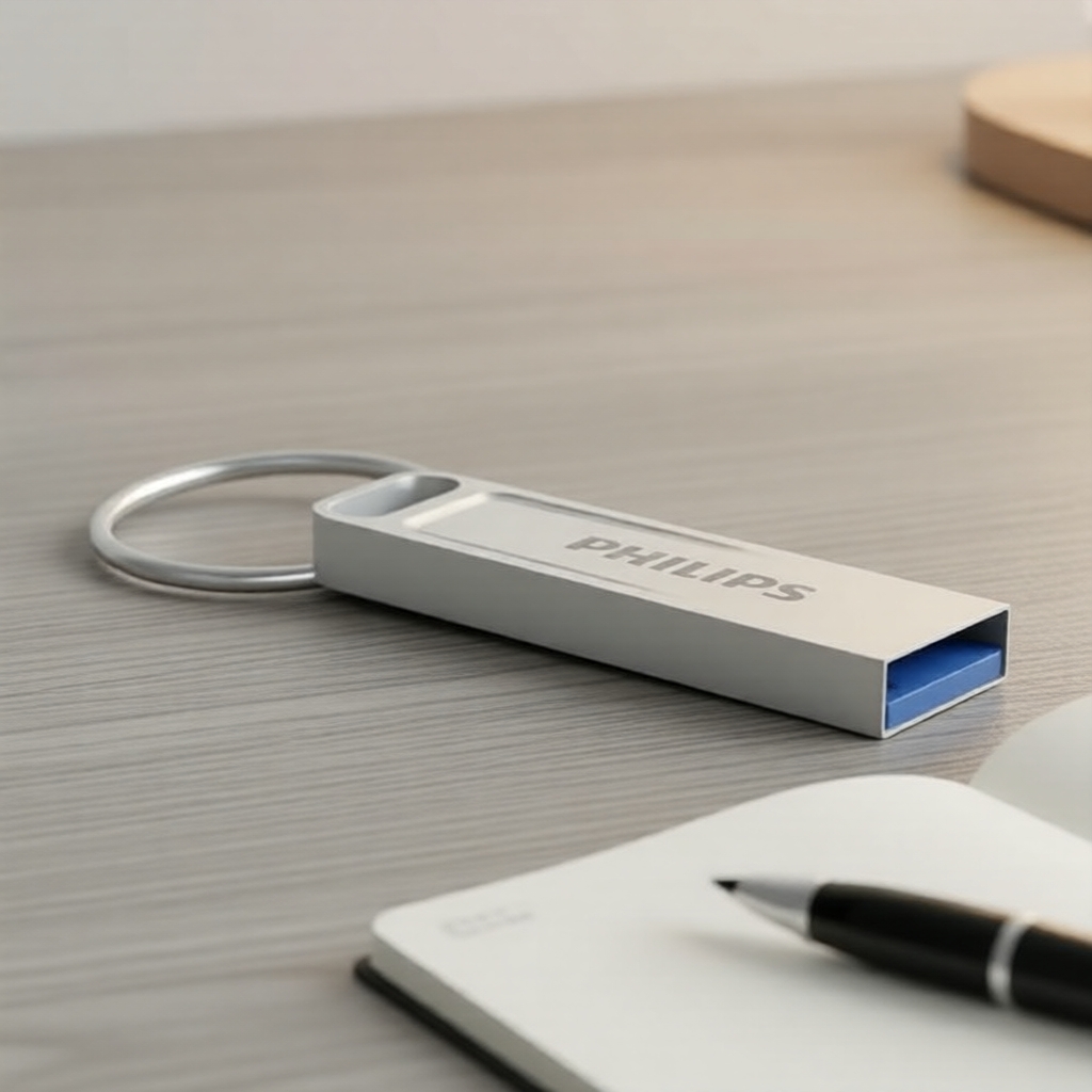 Philips 2.0 Pendrive USB: design elegante, armazenamento diário de arquivos, compatível com vários dispositivos