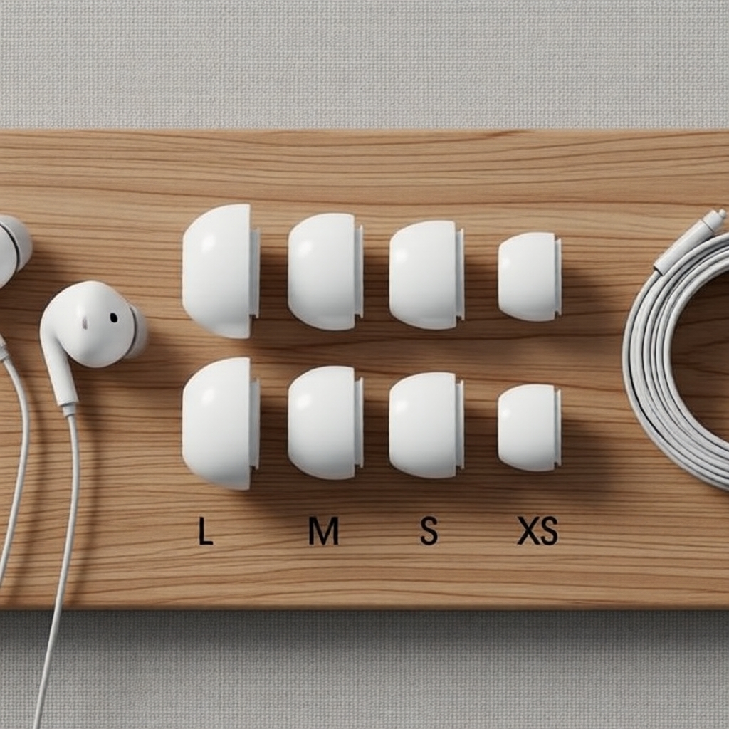 Pontas de Silicone com Isolamento Acústico para AirPods Pro 1 2, Ajuste Confortá