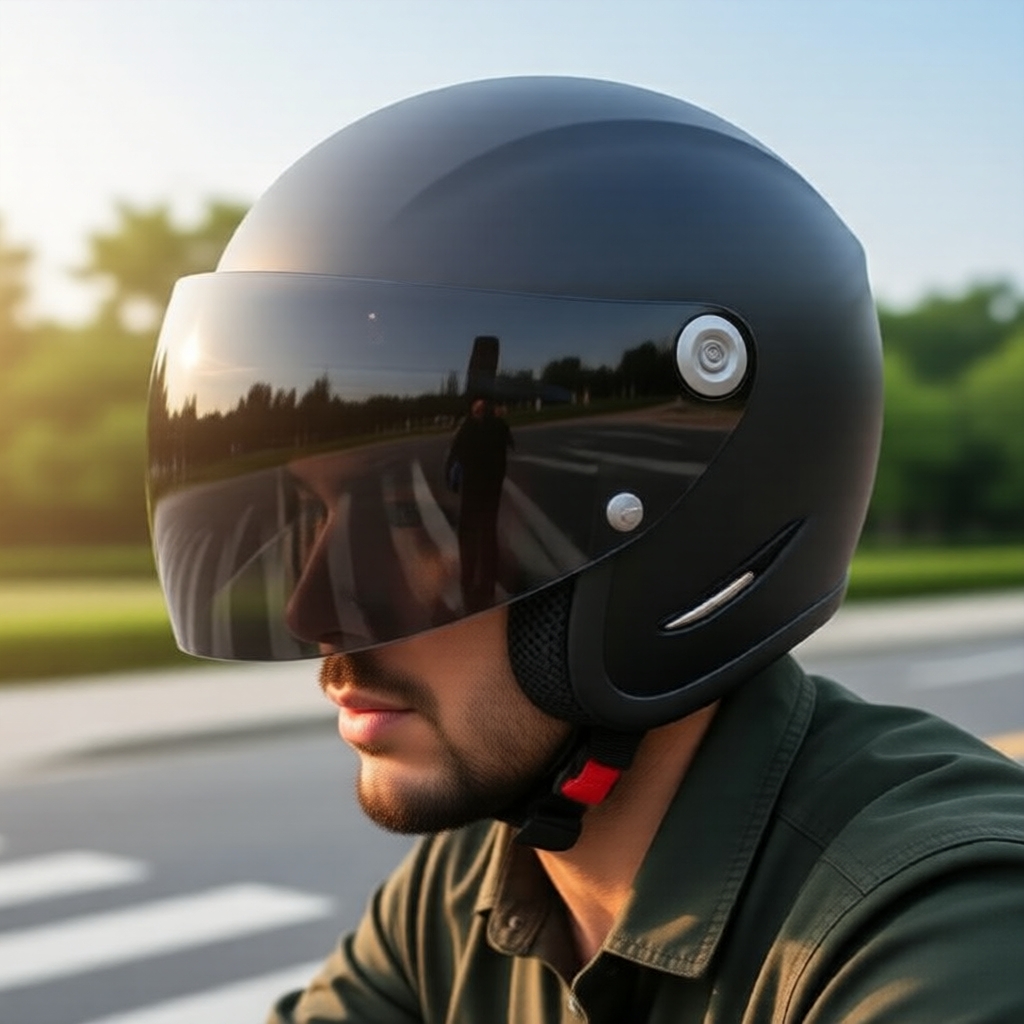 KEVANLY 1 Peça Lente de Capacete Película Protetora Solar, Proteção Física UV para Capacetes de Motocicleta