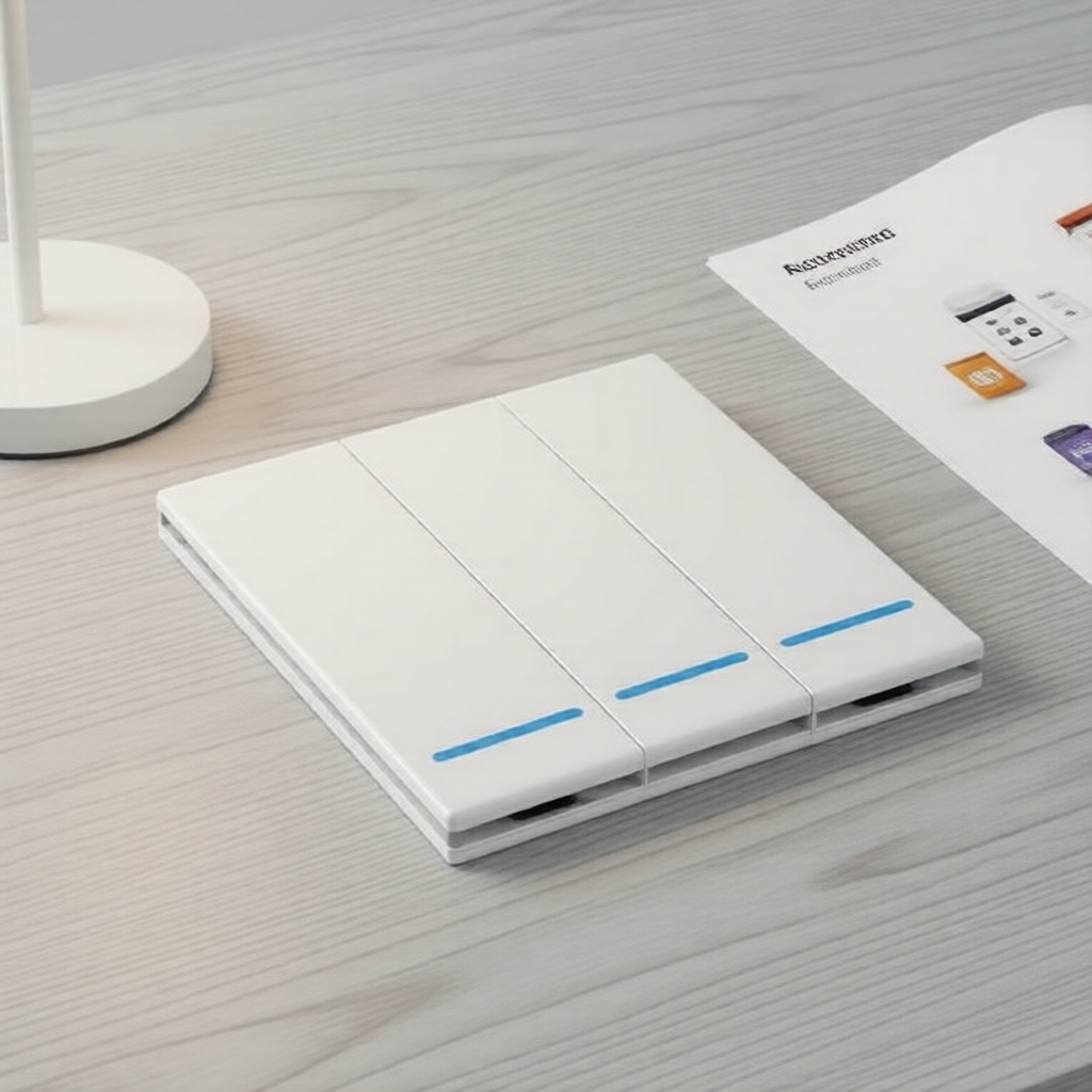 Interruptor Inteligente Sem Fio 16A, Relé WiFi RF433, Controle via Aplicativo Tuya Smart Life, Compatível com Alexa