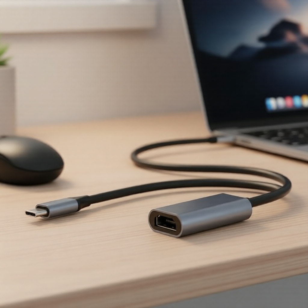 Adaptador USB-C 4K para HDMI, USB 3.1 macho para fêmea HDTV compatível com celulares e MacBooks