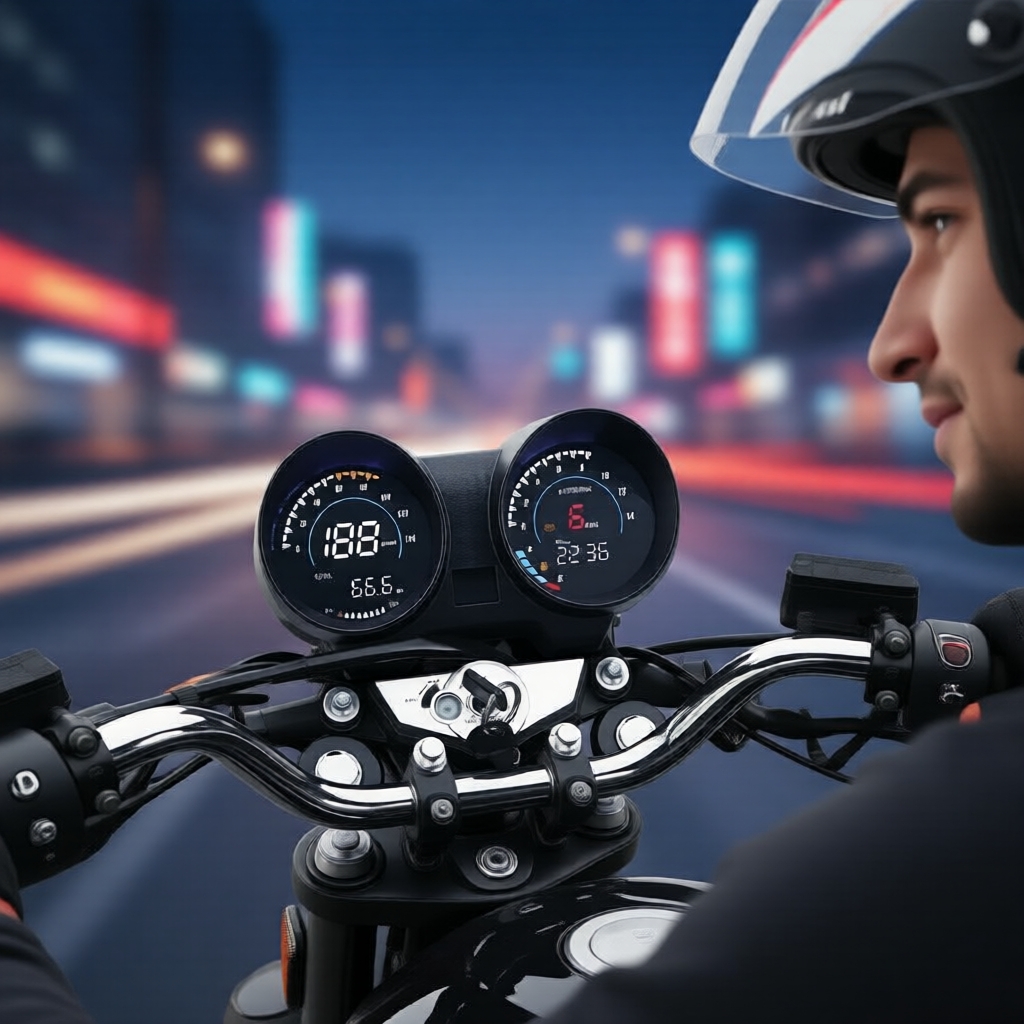 Painel de Instrumentos Digital Honda CG150/Fan150/Titan 150: Velocímetro, RPM, Combustível, Tensão da Bateria
