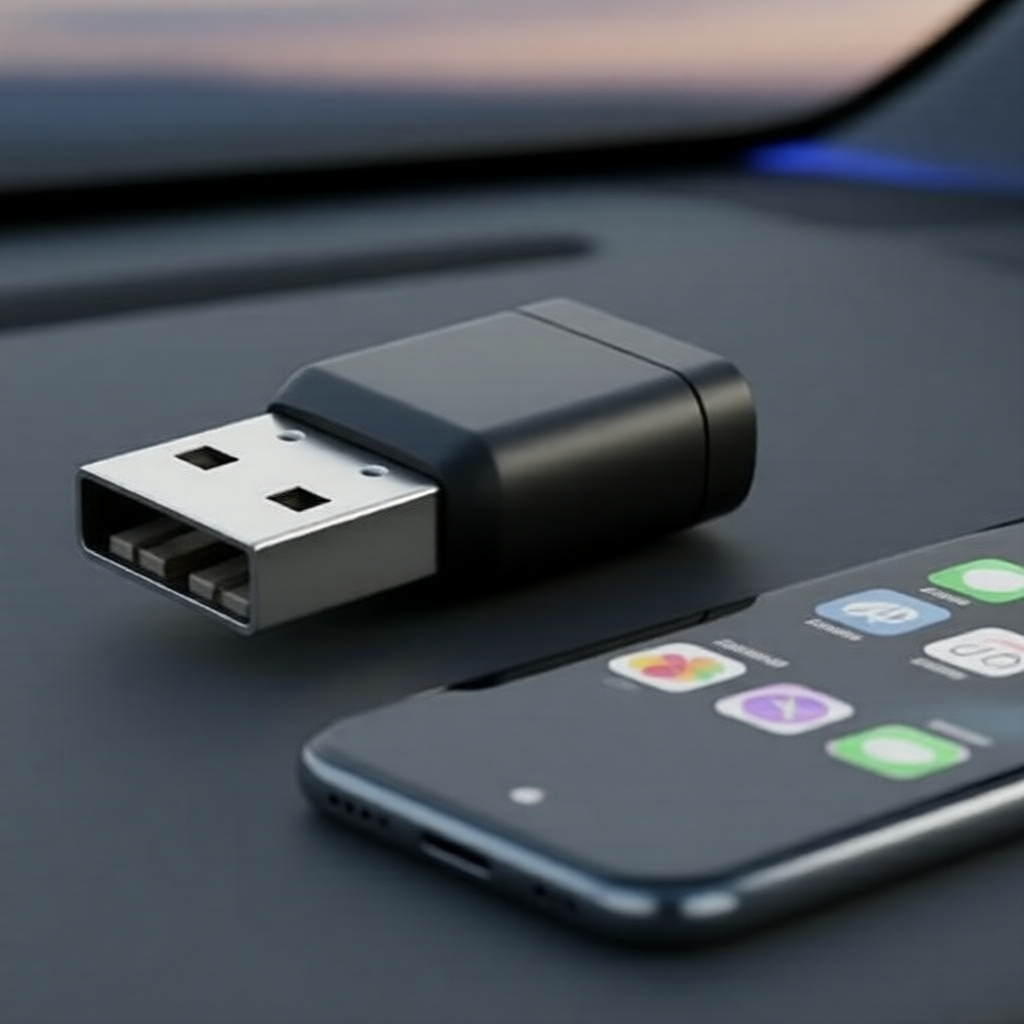 Adaptador Premium CarPlay sem Fio: Transforme Conexões com Fio em Sem Fio, Conexões Automáticas, Compatível com a