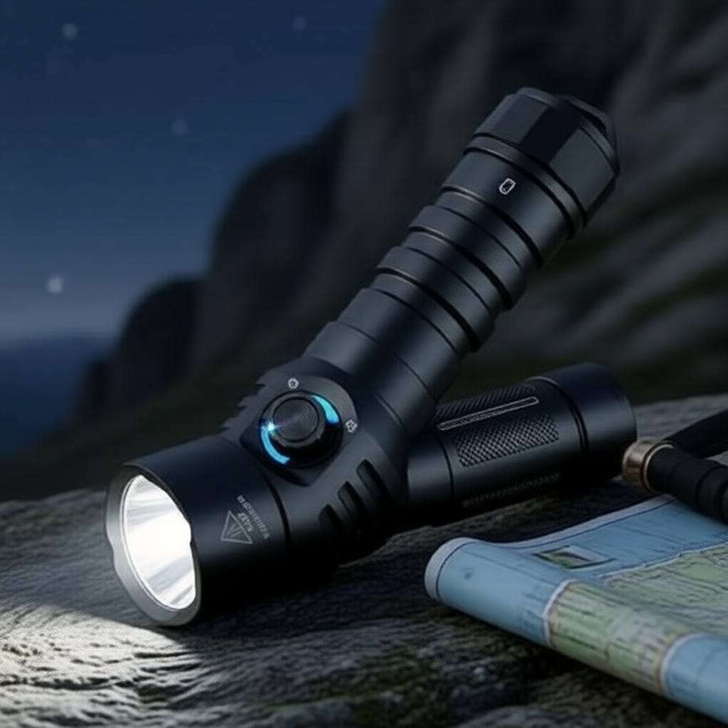 SD06 3200lm lanterna de mergulho à prova d'água 100m, lanterna de busca de longo alcance subaquática