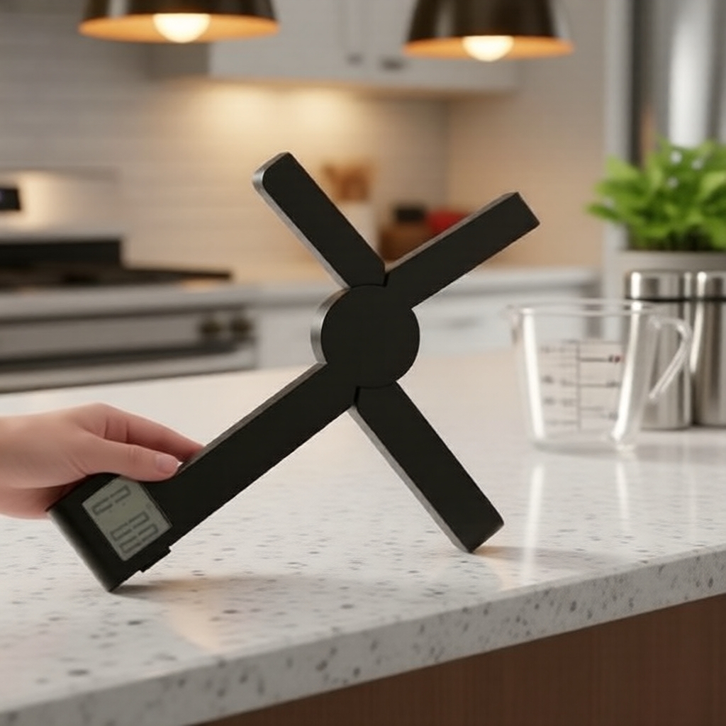 Balança Digital de Cozinha Dobrável 5 kg – Ideal para Confeitaria e Preparo de Refeições em Casa