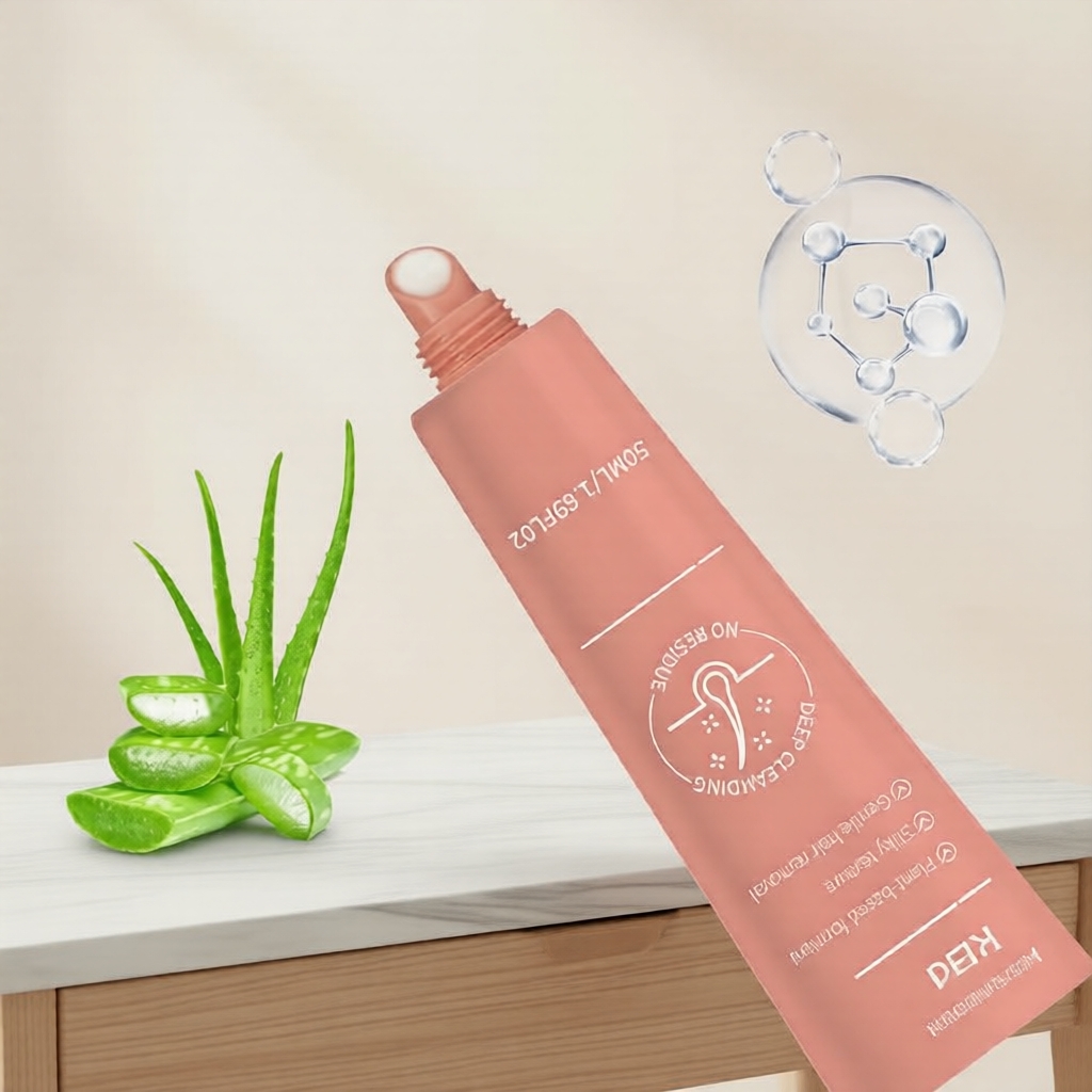 Creme BARUBT para Remoção de Pelos Faciais - Limpeza Suave Diária e Cuidado da Pele