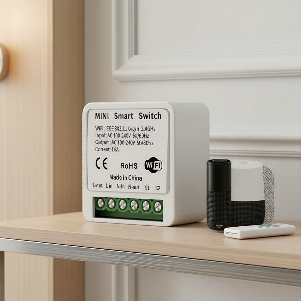 Cozylife Smart WiFi Mini Interruptor Inteligente com Controle por Aplicativo e Temporizador para Automação Residencial