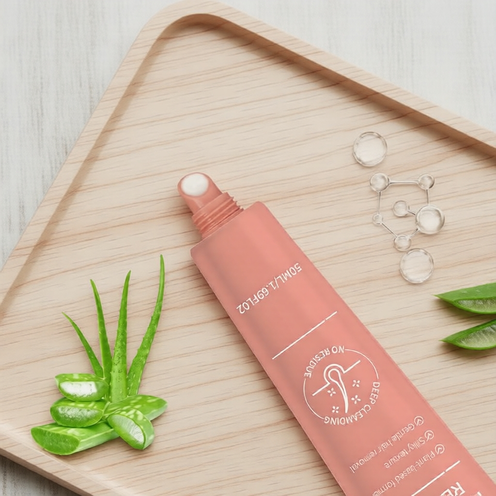 Creme Depilatório BARUBT para Cuidado Facial Diário - Limpeza Suave e Pele Lisa