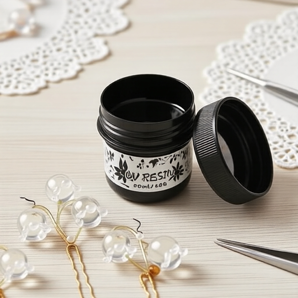 Resina UV flexível, cura rápida com lâmpada UV, alta resistência à tração para joias e artesanato