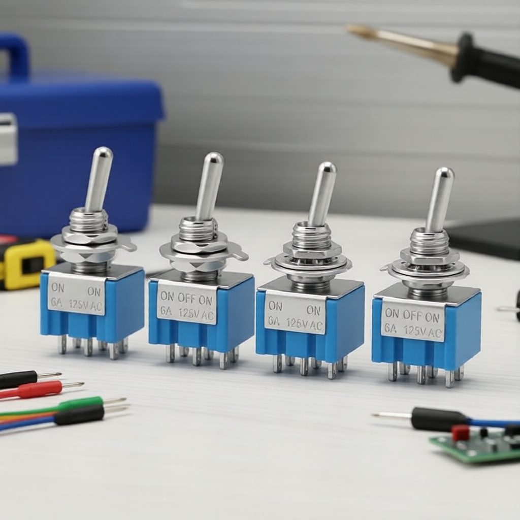 Interruptor Inteligente 10 PCS Mini Interruptores Liga/Desliga Em Mts-102 103 202 203 Botões Oscilantes De Energia Para