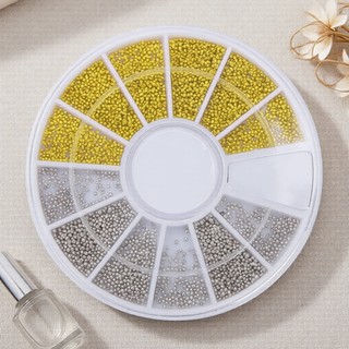 Monja Gemas de Cristal para Nail Art Profissionais, Miçangas Coloridas com Glitter para D…