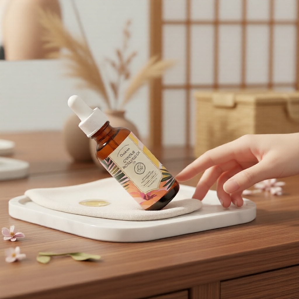 Óleo Corporal de Raiz de Ciperus Rotundus 60ml com Glicerina – Cuidado Profundo e Nutritivo para a Pele