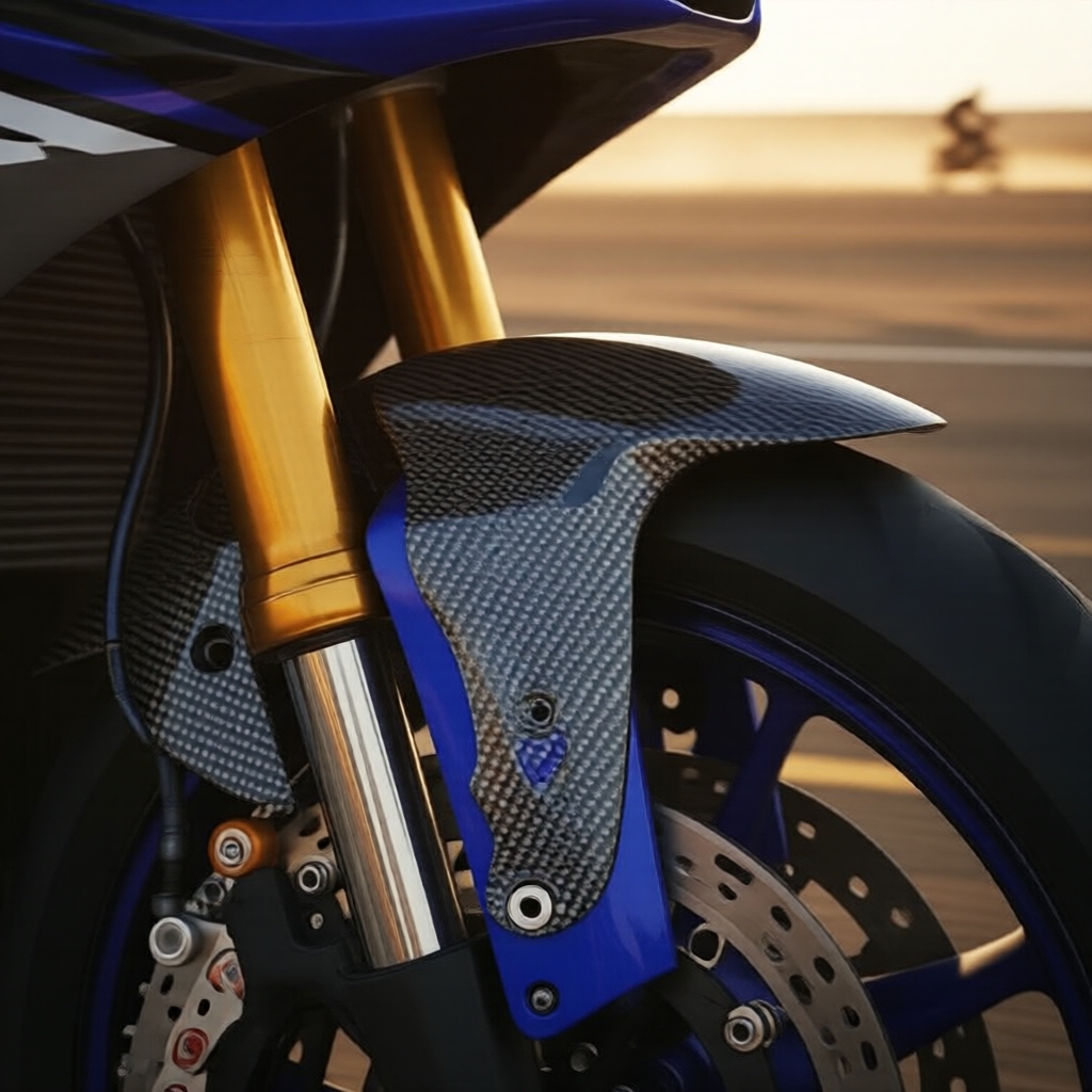 Conjunto de Carenagem Spoiler de Aero Winglets 3D Yamaha