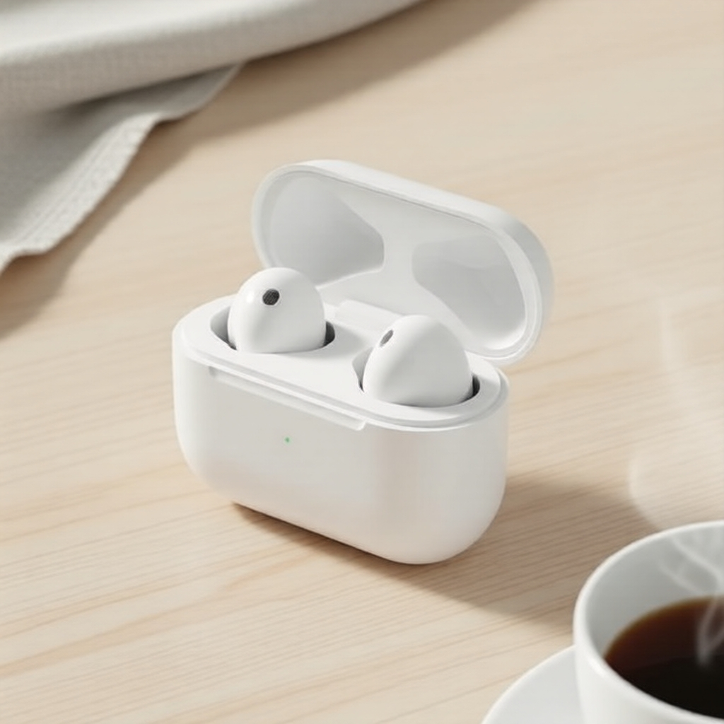 Mini Fones de Ouvido Sem Fio 5s Pro, Hi-Fi Estéreo, À Prova D'Água, Controle por Toque, Cancelamento de Ruído ENC para