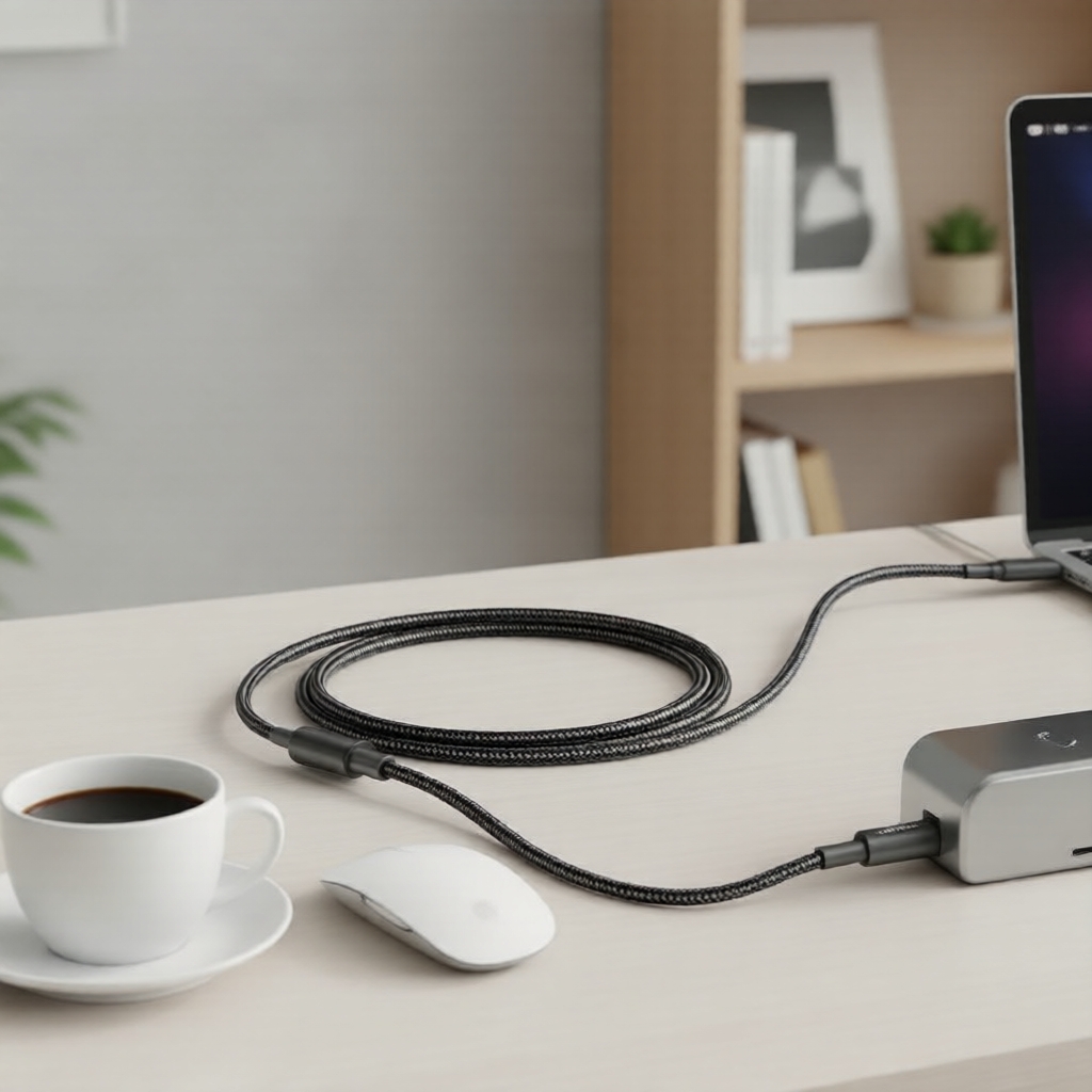 Essager 100W 5A Cabo USB-C PD de carregamento rápido 480Mbps USB 2.0 para notebook Samsung, Xiaomi, iPhone