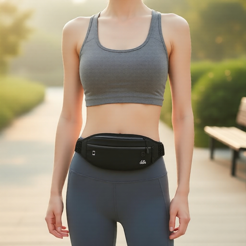 Cinto de Hidratação de Cintura para Corrida, Bolsa para Esportes ao Ar Livre e Fitness