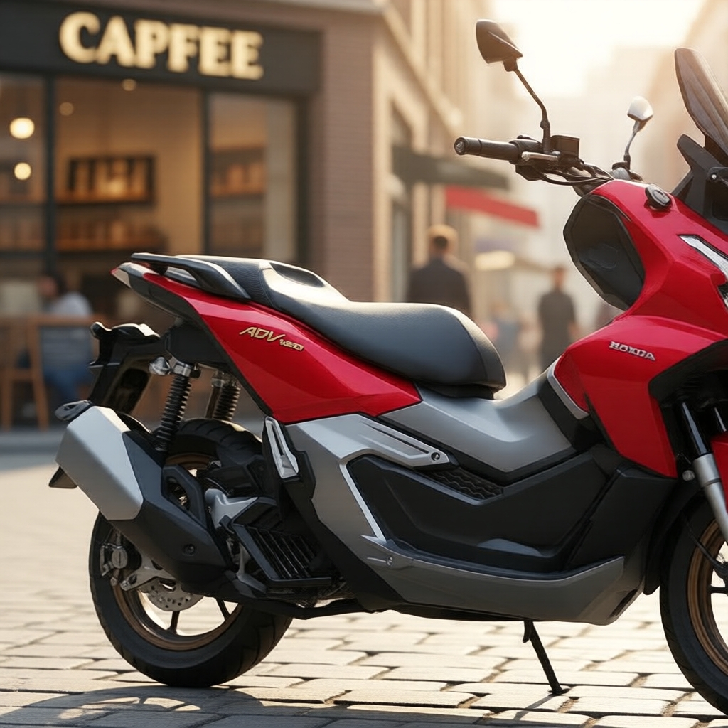 Kit de Decalques Macios em 3D com Emblema Elevado Honda ADV para Motos