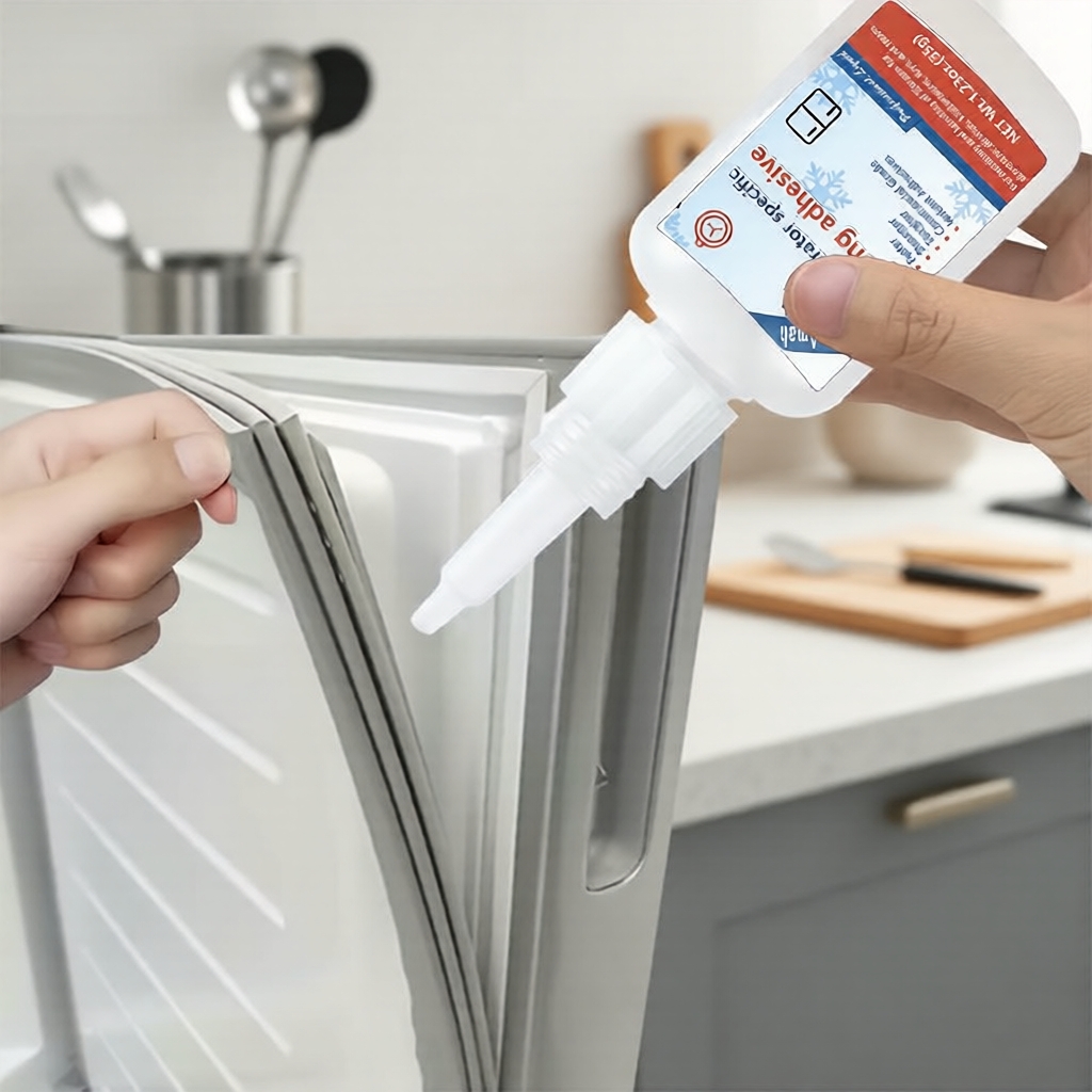 Adesivo de Baixa Temperatura -80°C para Gavetas e Gaxetas de Geladeira, Secagem Rápida, Frasco Forte de 35 g (1,23 oz)