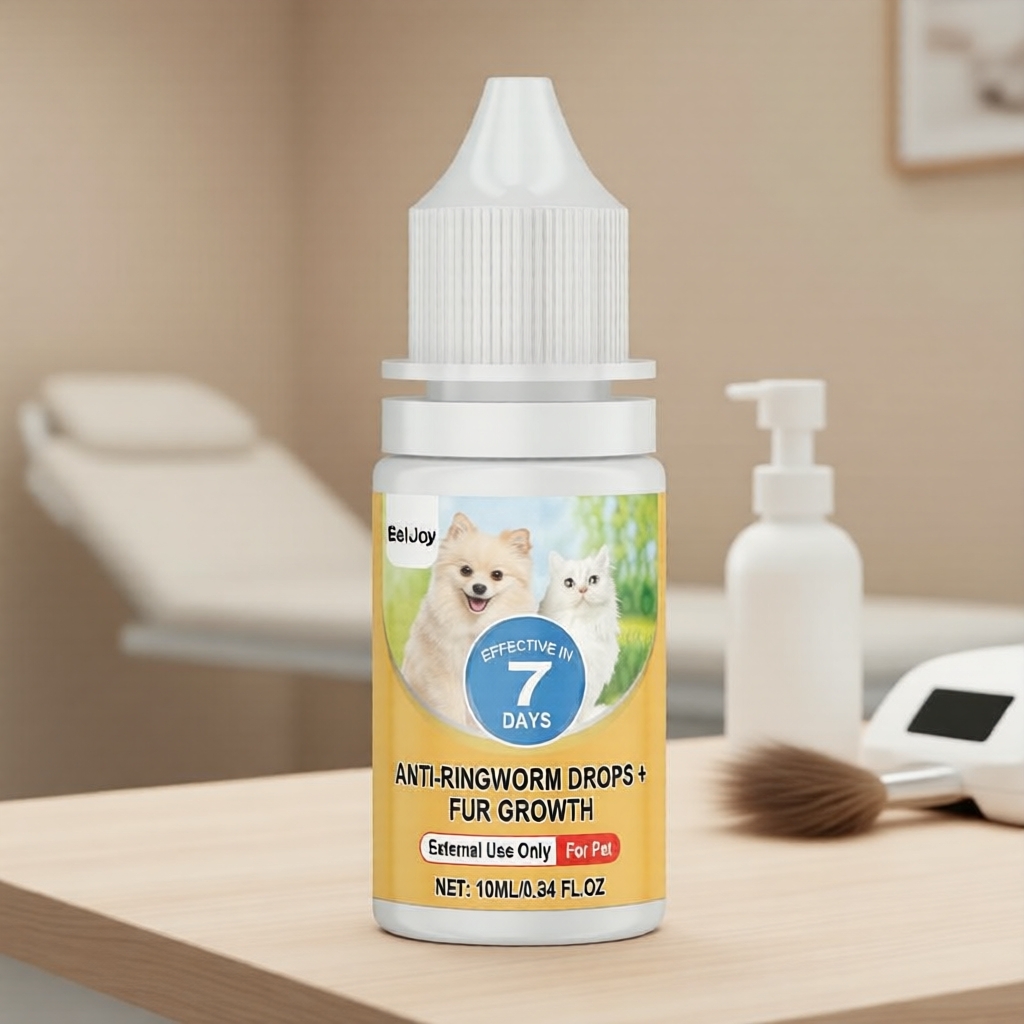 Tônico Capilar para Animais 10 ml com Squalane Vegetal e Quitosana, Fortalece o Pelo e Reduz a Quebra, Cuidado Diário,