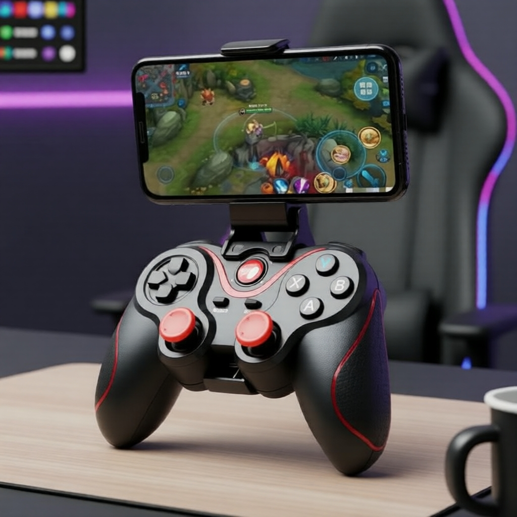 Controlador de Jogo Bluetooth Sem Fio T3 X3 Joystick para PC PS3 iOS Nintendo Switch Acessórios