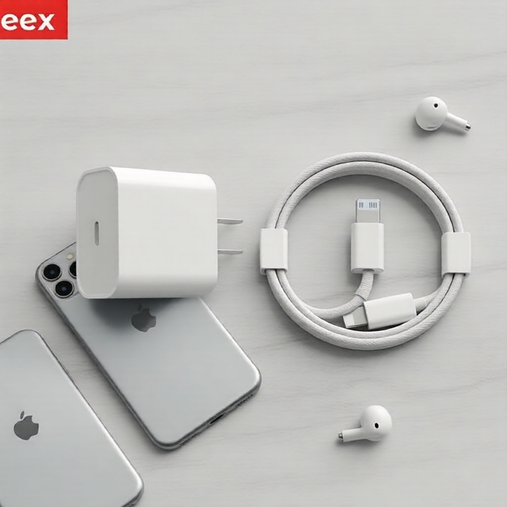 Adaptador de Energia 20W USB-C + Cabo para iPhone 14 13 12 11 Pro Max X XR XS
